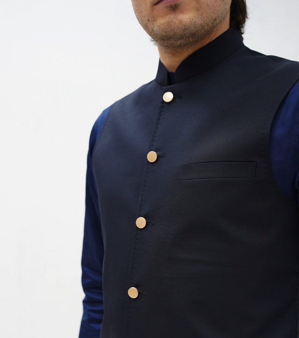 Midnight Blue Regular  Waistcoat