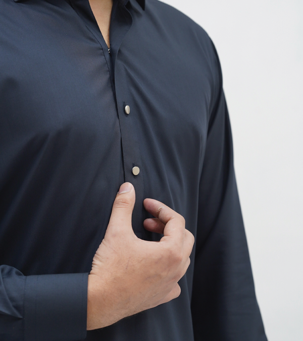 Navy Blue Shalwar Kameez