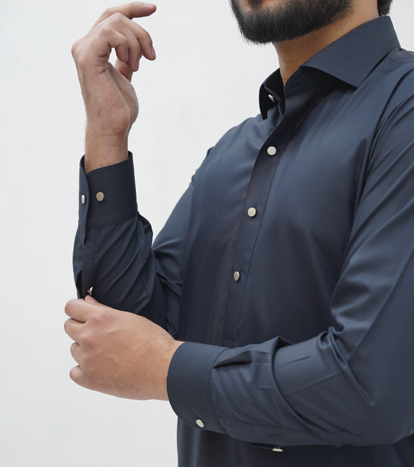 Navy Blue Shalwar Kameez