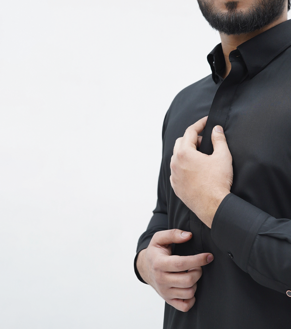 Black Shalwar Kameez