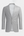 Silver Grey Notch Lapel Three Piece Suit