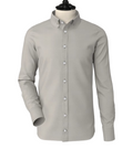 Light Grey Pin Hole Collar Shirt