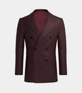 Marron Double Breasted Suit