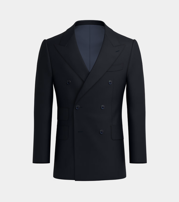 Midnight Blue Double Breasted Suit