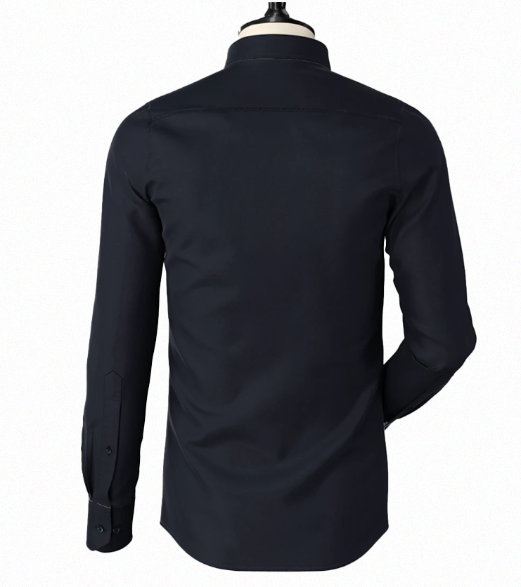 Navy Blue Band Collar with Plain Back