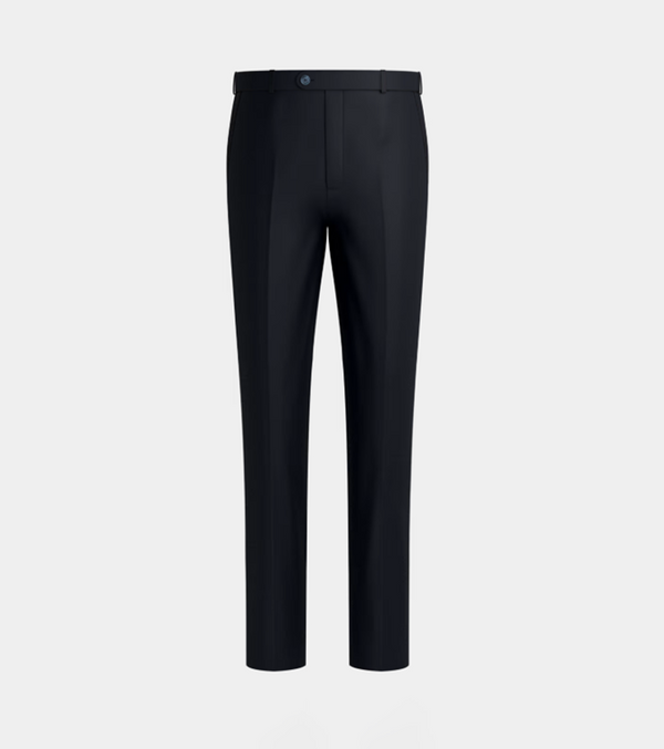Midnight Blue  Notch  Lapel Two Piece Suit