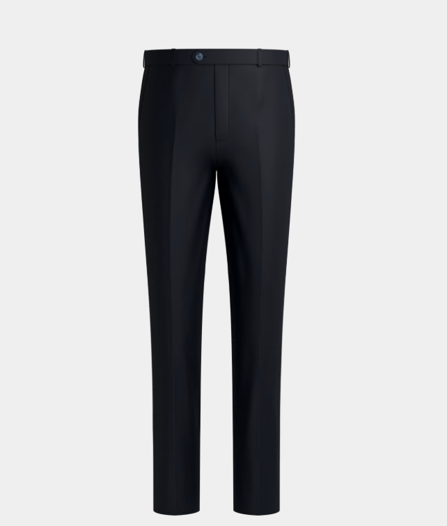 Midnight Blue Peak Lapel Two Piece Suit