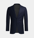 Navy Blue Peak Lapel Two Piece Suit