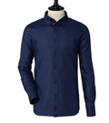 Royal Blue Pin Hole Collar Shirt