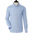Powder Blue Pin Hole  Collar Shirt