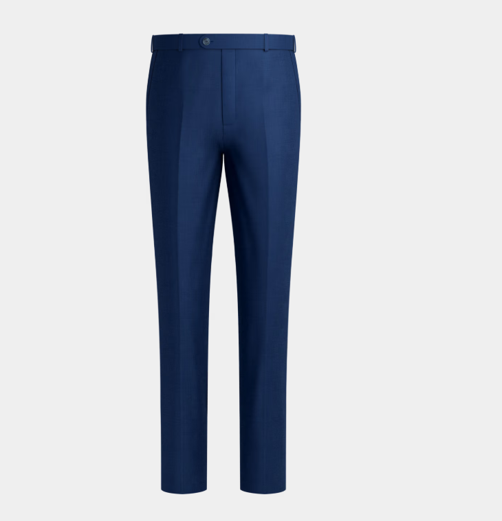 Royal Blue Peak Lapel Two Piece Suit
