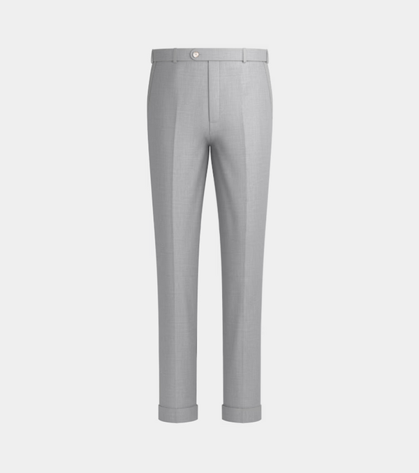 Silver Grey Double Breasted Suit