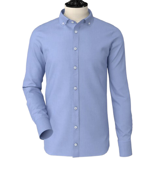 Sky Blue Irish Linen Button Down Shirt