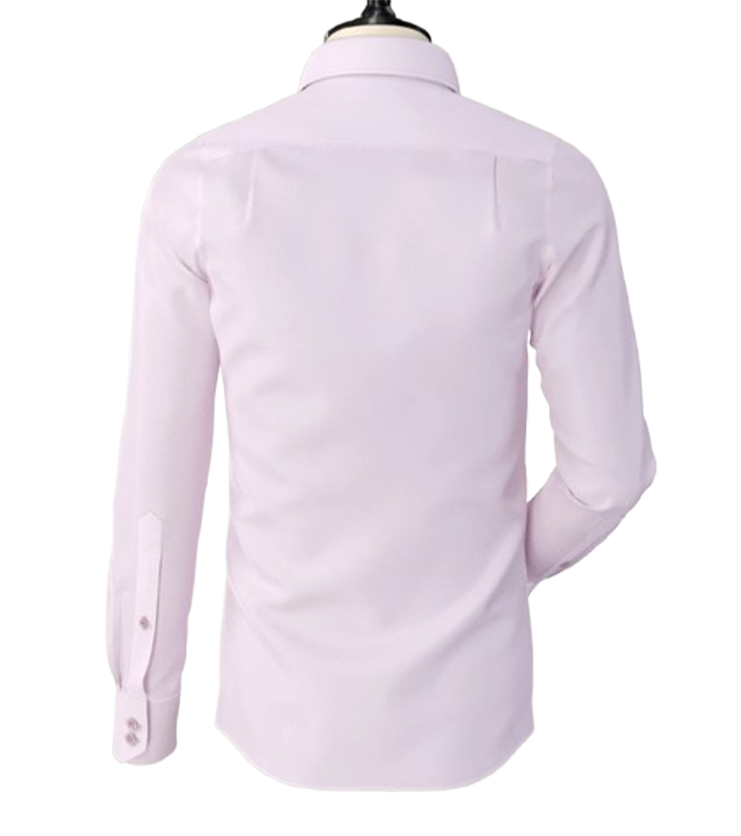 Baby Pink Double Button High Band Shirt