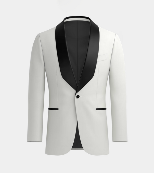 White Shawl  Lapel Tuxedo Suit