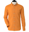 Zinc Orange Irish Linen Button Down Shirt