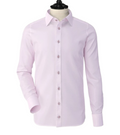 Baby Pink Classic Spread Collar Shirt