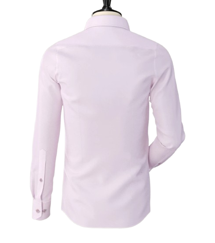 Baby Pink Classic Spread Collar Shirt