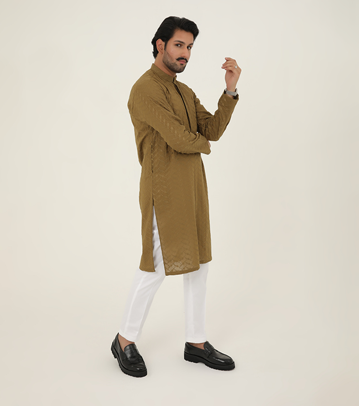 Camel Brown Hidden Button