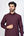 Burgundy Button Down Collar