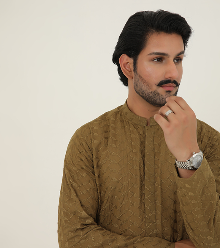 Camel Brown Hidden Button
