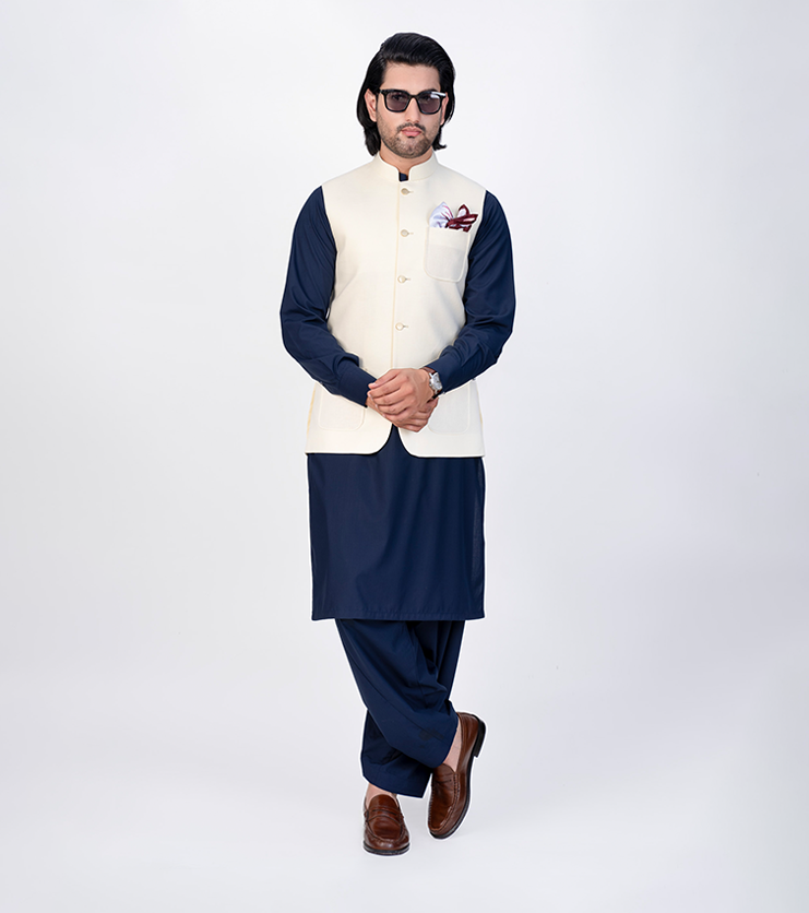 Irish Linen Waistcoats Beige