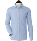 Powder Blue Classic Spread Collar Shirt